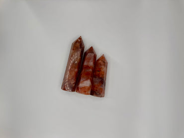 Red Hematoid Quartz Crystal Tower – Focus, Clarity & Grounding