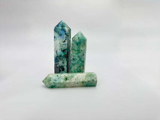 Amazonite Crystal Tower – Calming, Communication & Harmony