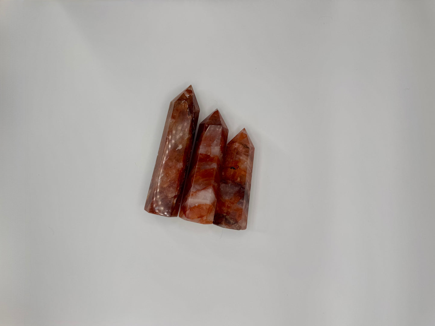 Red Hematoid Quartz Crystal Tower – Focus, Clarity & Grounding