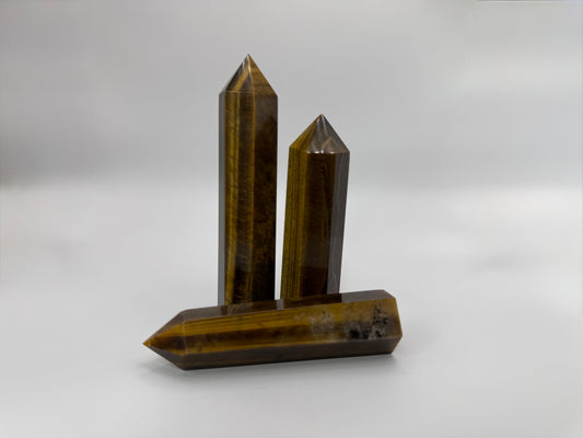 Tiger’s Eye Crystal Tower – Protection, Courage &amp; Confidence