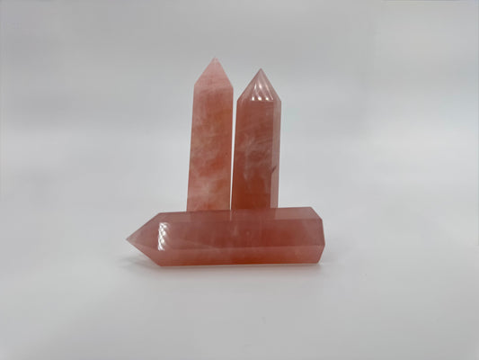 Rose Quartz Crystal Tower – Love, Compassion &amp; Healing