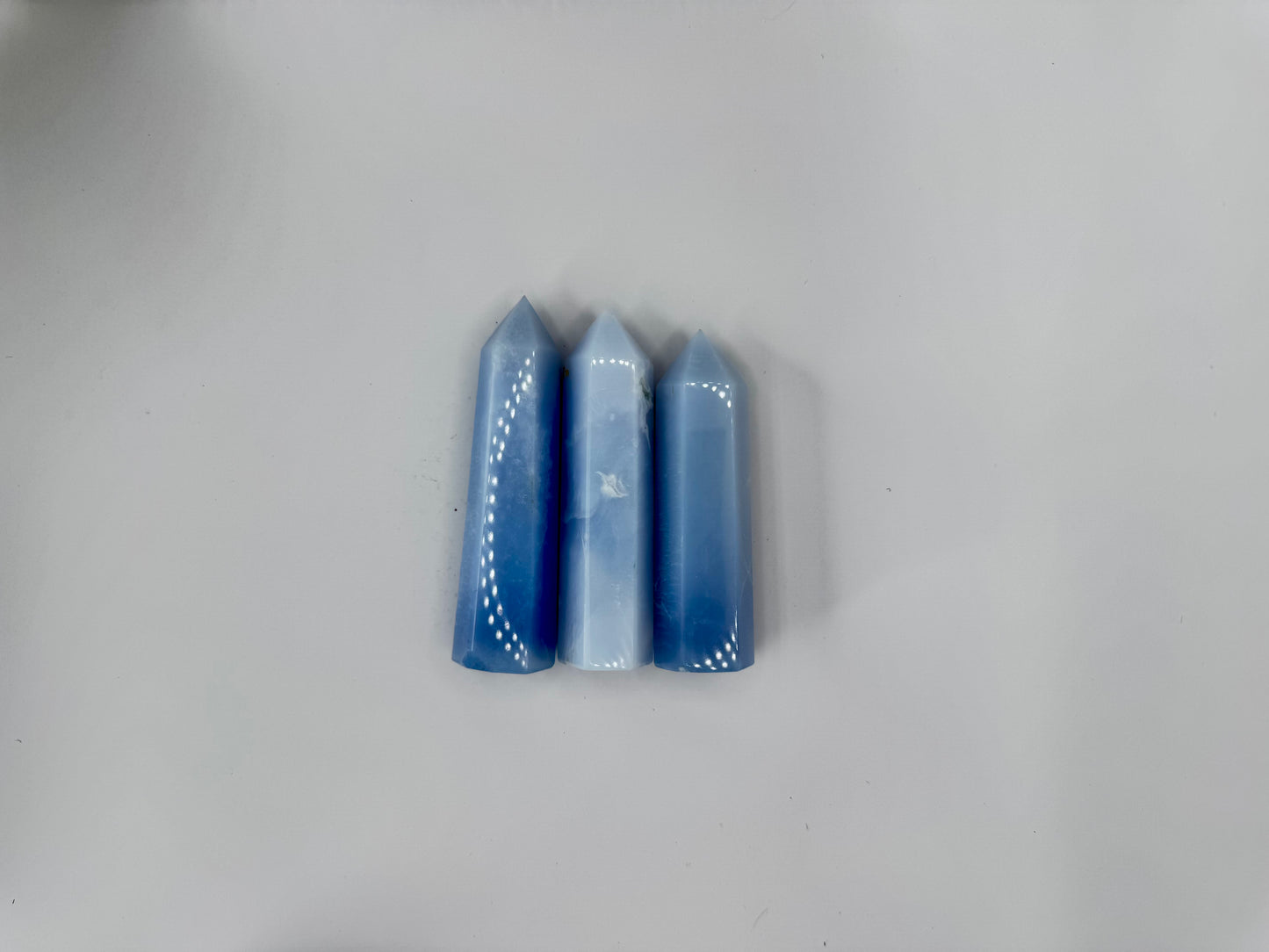 Blue Calcite Crystal Tower – Calm, Communication & Healing