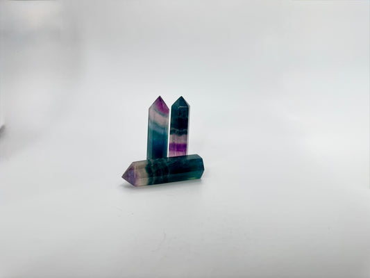 Rainbow Fluorite Crystal Tower – Intuition, Clarity & Protection