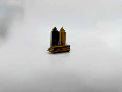 Mini Tiger’s Eye Crystal Tower – Courage, Protection & Confidence