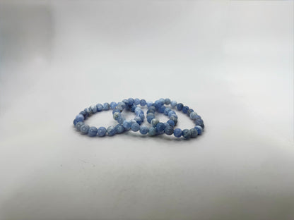 Blue Lace Agate Crystal Bracelet – Calming & Clarity