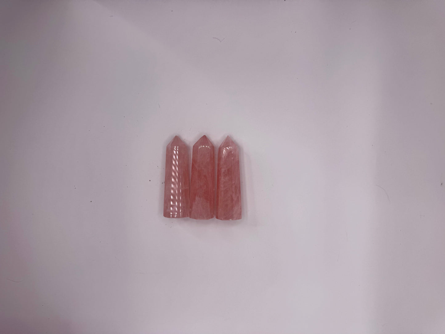 Rose Quartz Mini Crystal Tower (Polished Point)