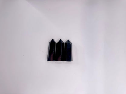 Black Obsidian Mini Crystal Tower (Polished Point)