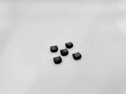 Black Obsidian Cat Carving